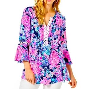 Lilly Pulitzer Hollie Tunic, size Medium, EUC